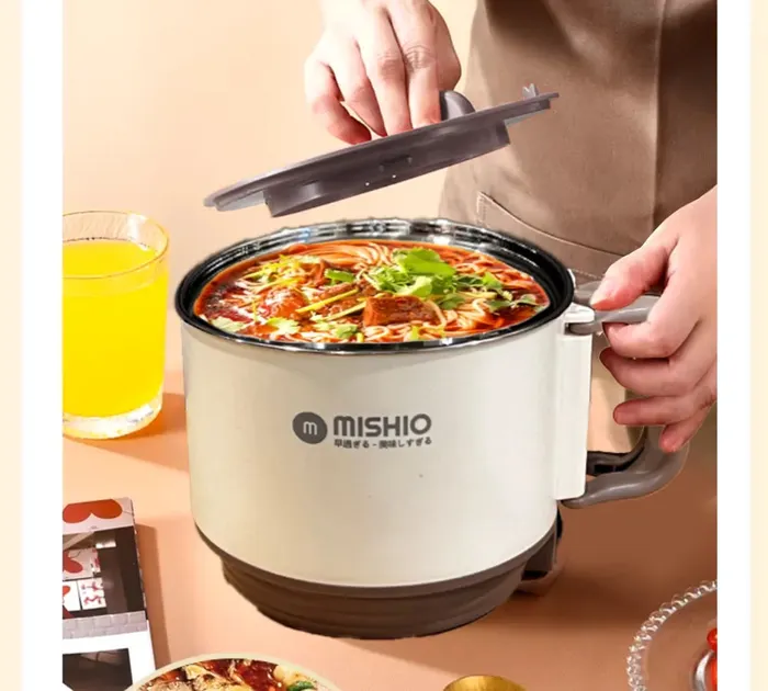 Ca nấu đa năng Mishio MK392 phù hợp với nhu cầu nấu ăn nhanh gọn