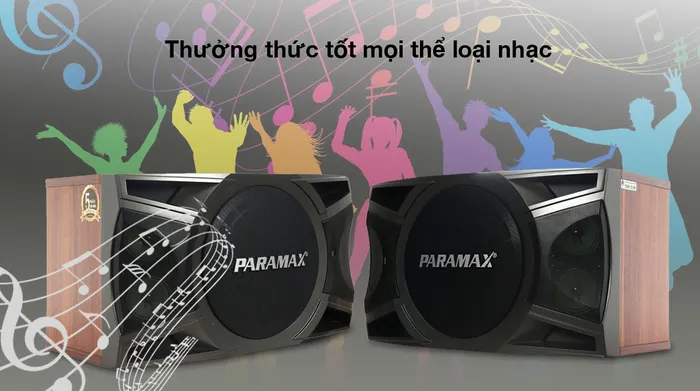 Nghe tốt mọi loại nhạc - Cặp Loa Karaoke Paramax LX-1200