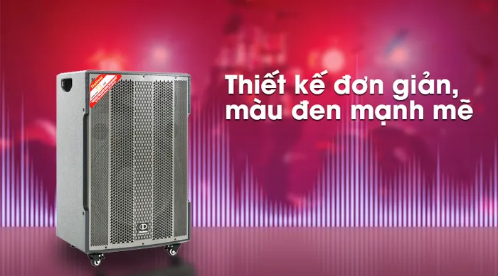 Loa kéo Karaoke Dalton TS-18G850X 850W - Thiết kế 