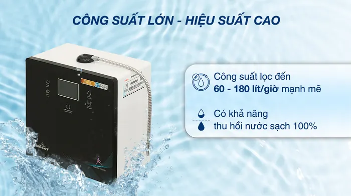 Robot IonPrince 59X - Công suất