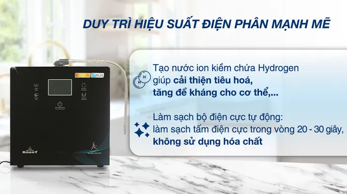 Duy trì hiệu suất điện phân mạnh mẽ