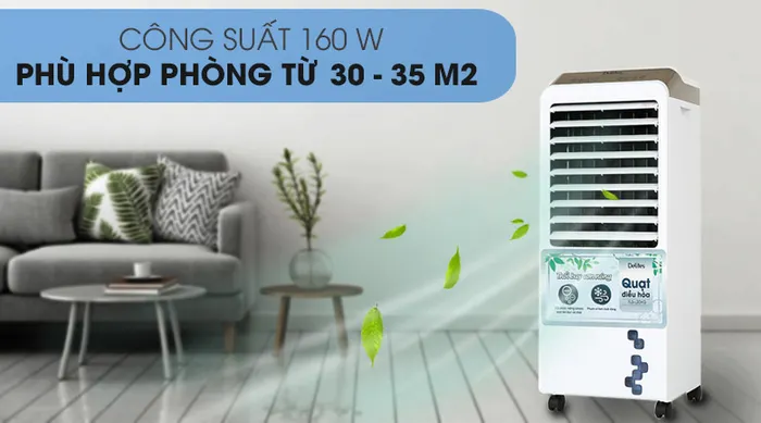 Công suất 160W - Quạt điều hòa Delites FLS-L20KG