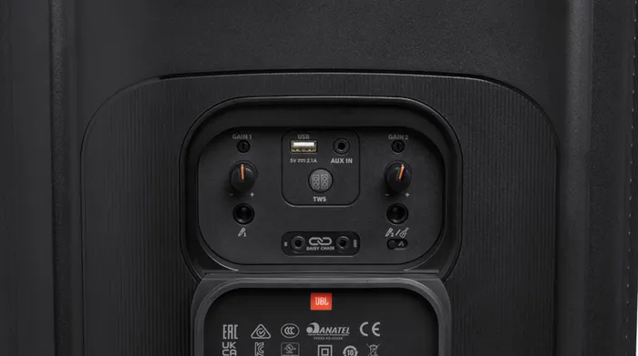Loa Bluetooth JBL Partybox 710 -  2 cổng 6.5 mm giúp kết nối micro dễ dàng