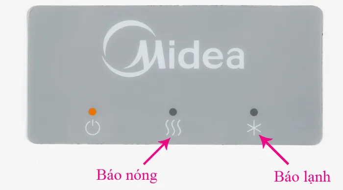 Đèn báo - Cây nước nóng lạnh Midea YL1932S