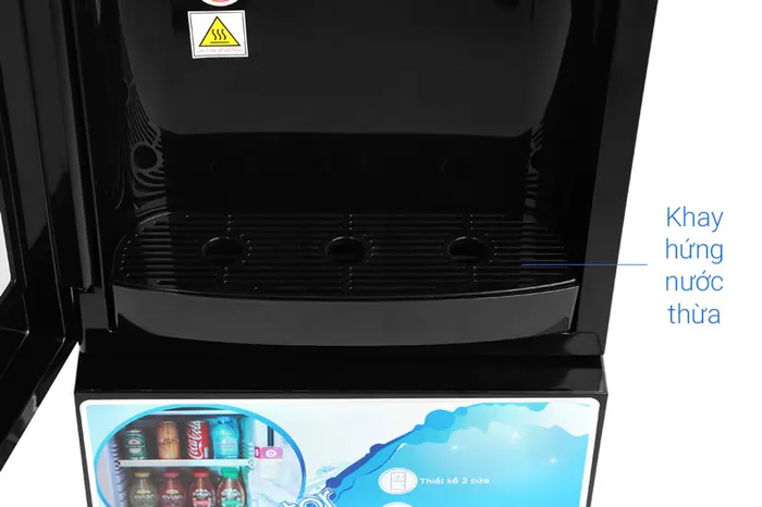 Khay hứng nước thừa ngăn nước đổ xung quanh - Cây nước nóng lạnh Midea YL1836S-B