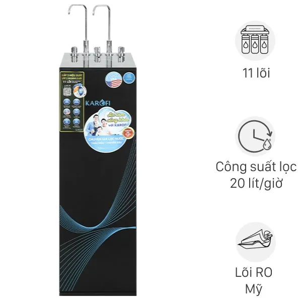 Máy lọc nước RO nóng nguội lạnh Karofi KAD-X56