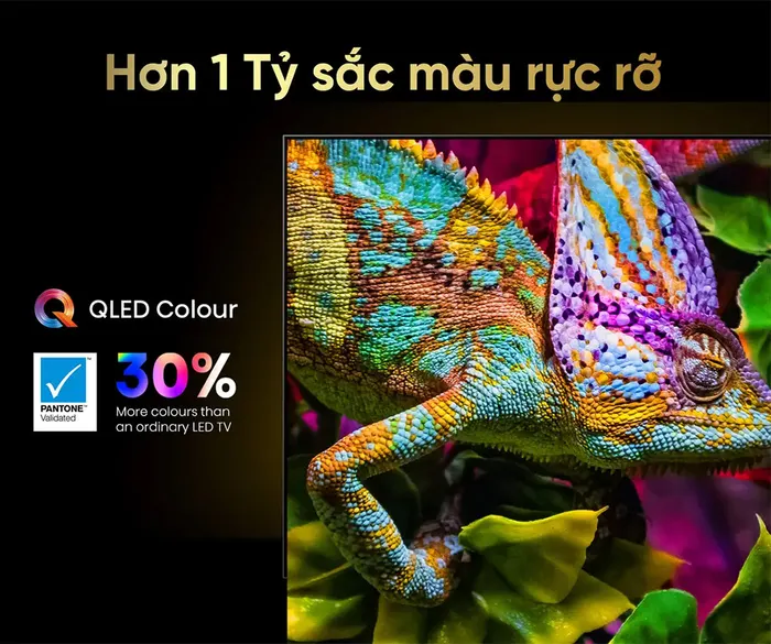 Tái tạo hơn một tỷ sắc màu rực rỡ Tivi Hisense ULED MiniLED 4K 65 Inch 65U6Q