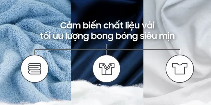 Công nghệ AI EcoBubble với bong bóng siêu mịn trên Samsung WW10DB7U34GWSV