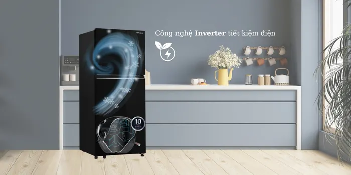 Công nghệ Inverter tiết kiệm điện của tủ lạnh Hitachi HRTN6379SGBKVN