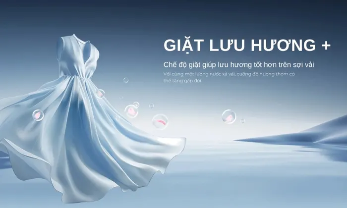 Chế độ giặt thơm trên Aqua AW12-B4377U1L(GN)