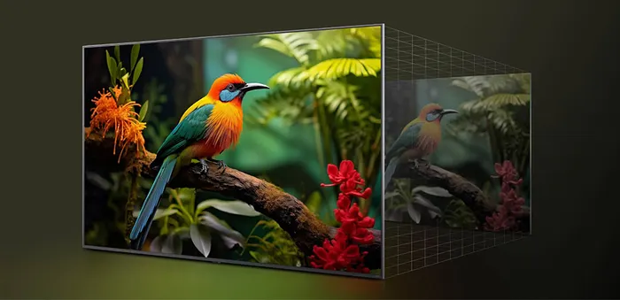 Công nghệ 4K Super Upscaling Tivi LG QNED AI 4K 50 Inch 50QNED80ASA