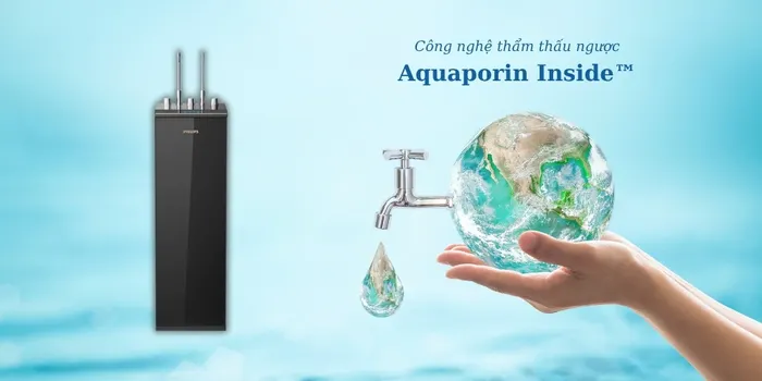 Công nghệ thẩm thấu ngược Aquaporin Inside™ trên Máy lọc nước RO Philips ADD8913/74