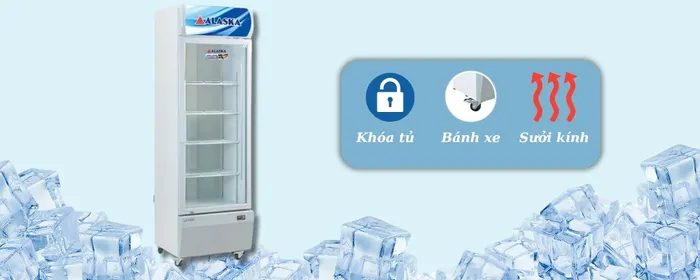 Tiện ích tối ưu trải nghiệm sử dụng Tủ Mát Alaska LC-535C