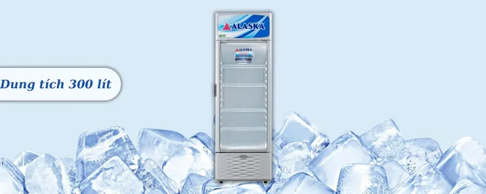 Tủ Mát Alaska 300 Lít LC-335 thiết kế hiện đại, dung tích 300 lít