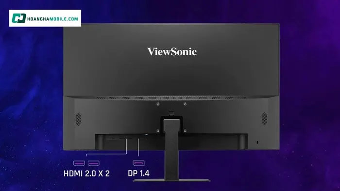 Màn hình ViewSonic VX2457A-HD-PRO kết nối đa dạng, tương thích với nhiều thiết bị