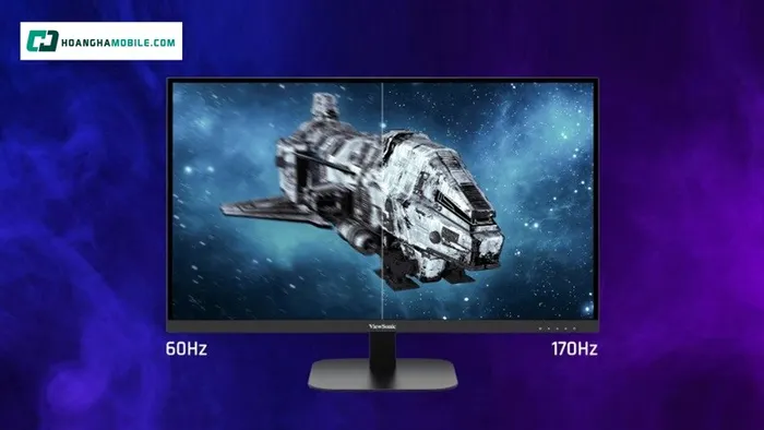 Chơi game mượt mà với tần số quét cao và thời gian phản hồi nhanh trên màn hình ViewSonic VX2457A-HD-PRO