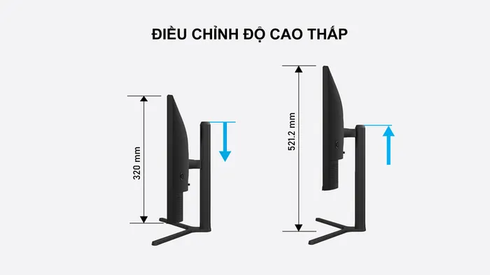 Màn hình Gaming VSP VG248B (23.8inch/FHD/IPS/165Hz/5.9ms)