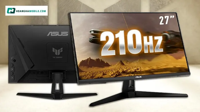 Tấm nền IPS 27 inch tần số quét 210Hz.