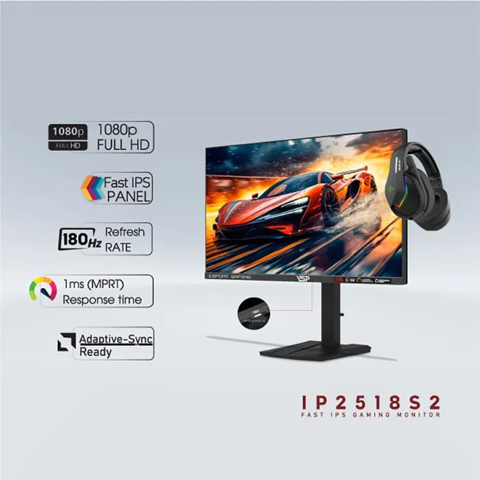 Tần số quét 180Hz.