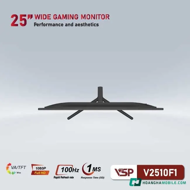 Màn hình VSP V2510F1 hỗ trợ hai cổng kết nối phổ biến là HDMI 1.4 và VGA