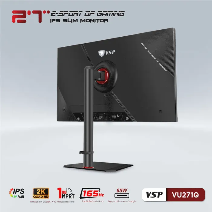 Cổng kết nối hiện đại và đa dạng trên màn hình gaming VSP VU271Q