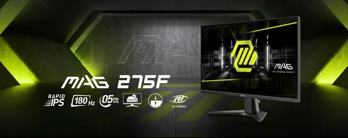 Màn hình Rapid IPS với tần số quét 180Hz.