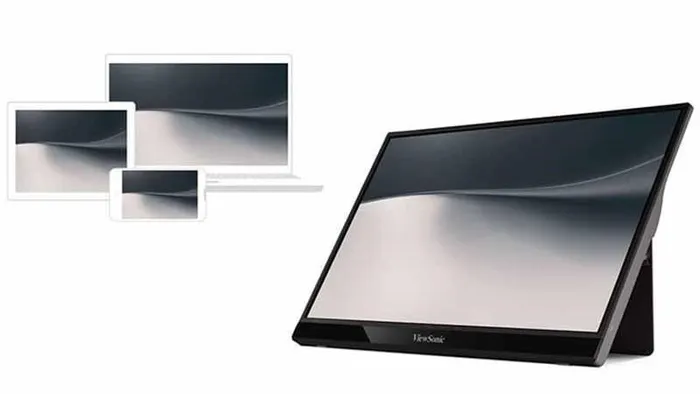 Màn hình ViewSonic TD1655 được trang bị bộ cảm ứng điện dung đa điểm