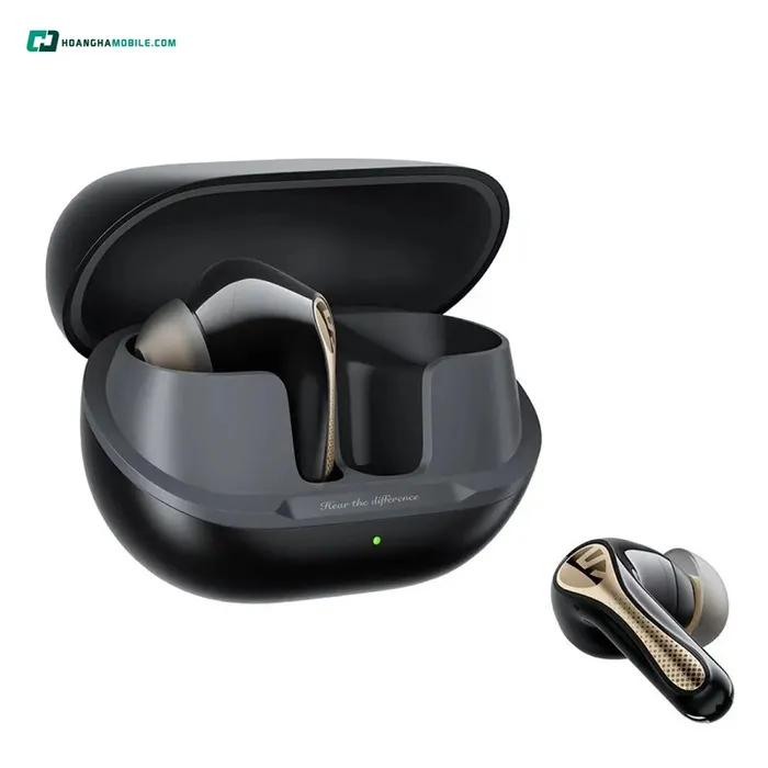 Dung lượng pin siêu trâu trên tai nghe Bluetooth SoundPEATS Air5 Pro+ - Nghe liên tục 6 giờ, tổng 30 giờ