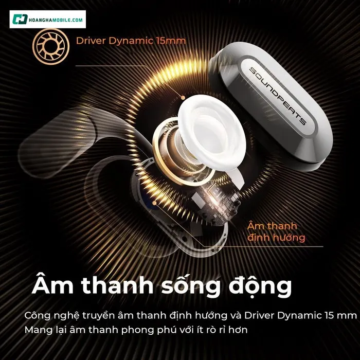 Trải nghiệm âm thanh định hướng mạnh mẽ và chân thực.