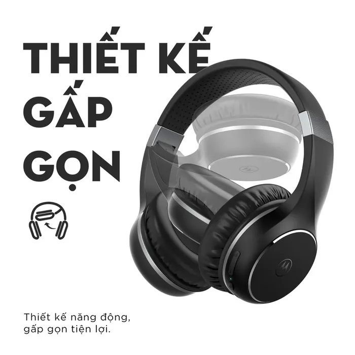 tai nghe chụp tai Motorola XT220 thiết kế