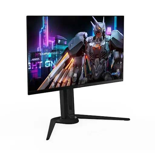 AORUS FO27Q5P trang bị đa dạng cổng kết nối, tiện lợi cho mọi thiết bị.