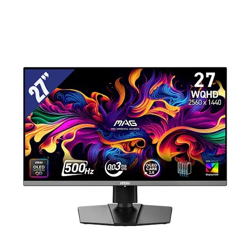 MSI MAG 272QP QD-OLED X50 mang lại hiệu năng hiển thị và chất lượng hình ảnh đỉnh cao