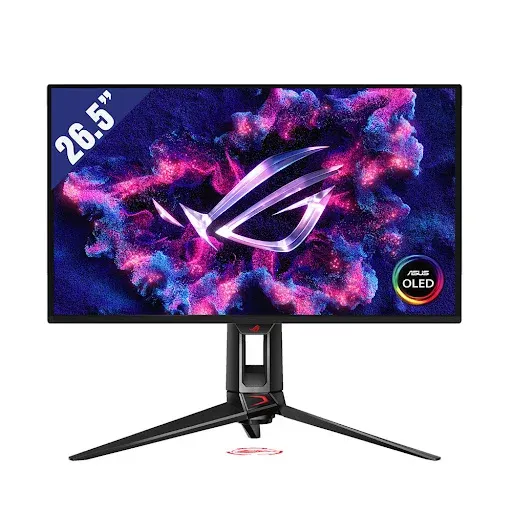 Màn hình ASUS ROG Swift OLED PG27UCDM với tấm nền QD-OLED và độ phân giải 4K UHD