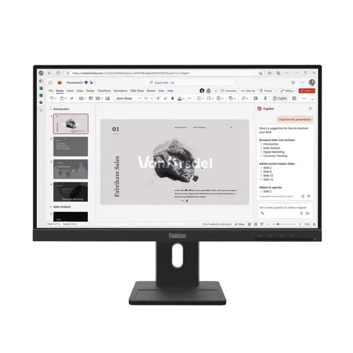 Màn hình Lenovo Think Vision E22-40 64C9MAR6VN (21.5Inch/ Full HD/ 4ms/ 100HZ/ 250cd/m2/ IPS/ Loa) 