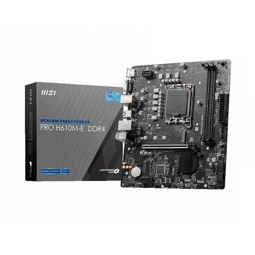 Mainboard MSI PRO H610M-E DDR4 hỗ trợ CPU Intel thế hệ 12