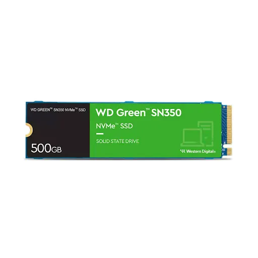Ổ cứng SSD WD Green SN350 500GB NVMe tăng tốc độ đọc ghi dữ liệu