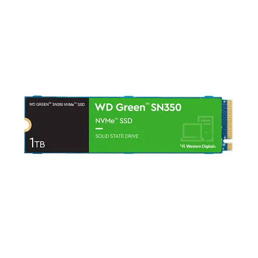 SSD WD GREEN 1TB SN350 NVMe M.2-2280 tốc độ cao