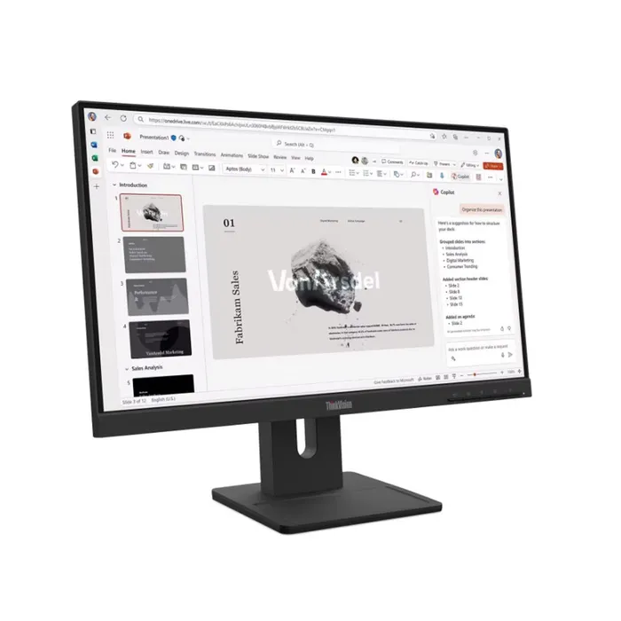 Màn hình Lenovo Think Vision E22-40 64C9MAR6VN (21.5Inch/ Full HD/ 4ms/ 100HZ/ 250cd/m2/ IPS/ Loa) 