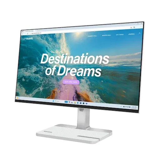 Thiết kế màn hình phẳng Lenovo L24D-4C tối ưu không gian làm việc