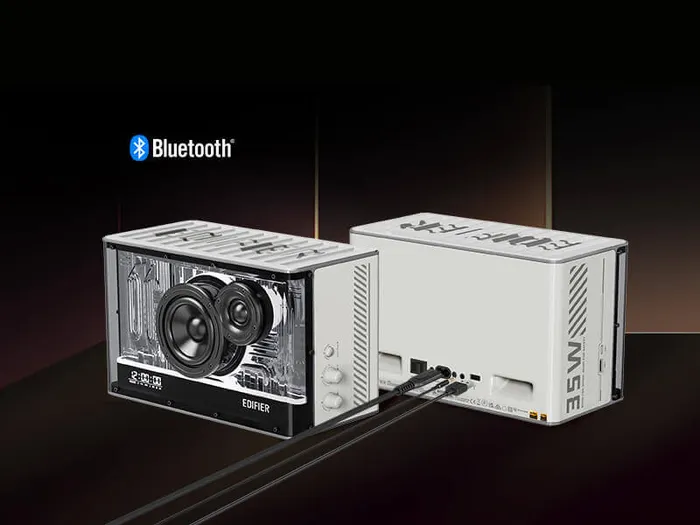 Loa kiểm âm Edifier QD35/ Bluetooth/ Led RGB - Màu đen