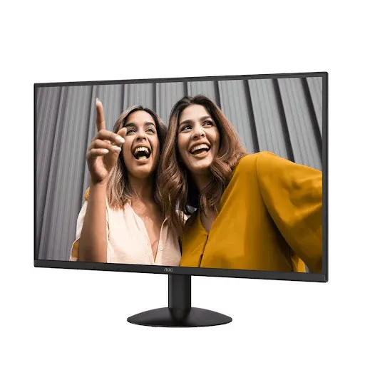 Thiết kế 27 inch tối giản và chân đế vững chắc của màn hình AOC