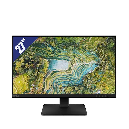 Màn hình Lenovo L27qe hiển thị sắc nét với tấm nền IPS QHD