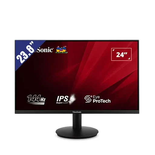 Màn hình Viewsonic VA24G1-H hiển thị sắc nét với tấm nền IPS và tần số quét 144Hz