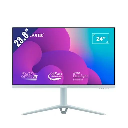 Màn hình ViewSonic Gaming VX2428AJ-BL với tấm nền IPS Full HD 23.8 inch cho hình ảnh sắc nét
