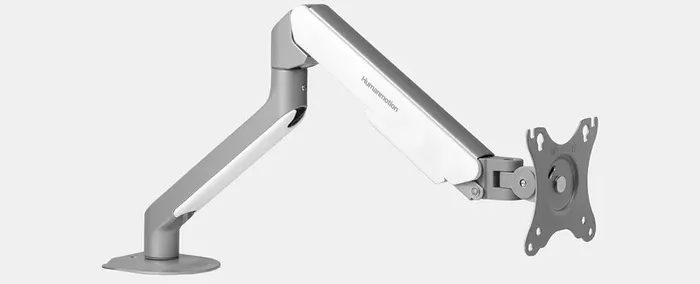 Giá treo màn hình HyperWork Humanmotion T6 Pro 2025-SLV (1 màn hình/ 22inch - 32inch/ Xám trắng/ Gắn bàn)