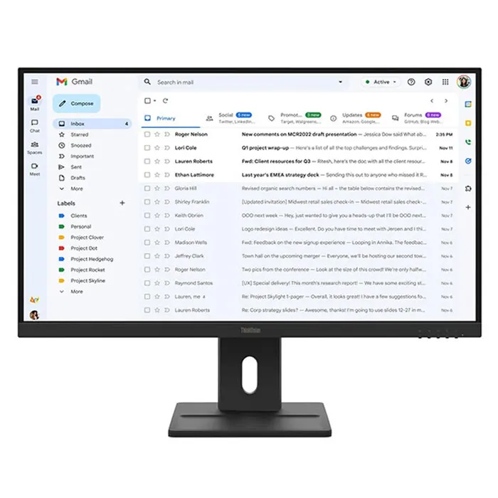 Màn hình Lenovo Think Vision E27-40 64BCMAR4VN (27Inch/ Full HD/ 4ms/ 100HZ/ 300cd/m2/ IPS/ Loa)
