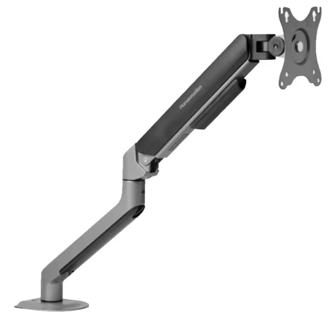 Giá treo màn hình HyperWork Humanmotion T6 Pro 2025-GRY (1 màn hình/ 22inch - 32inch/ Xám đen/ Gắn bàn)