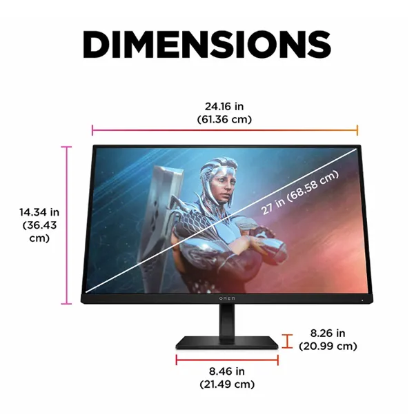 Màn hình HP Omen 27 Gaming 780G0AA