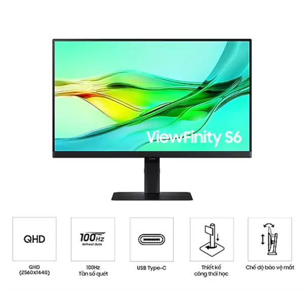 Màn hình đồ họa Samsung ViewFinity LS27D604UAEXXV