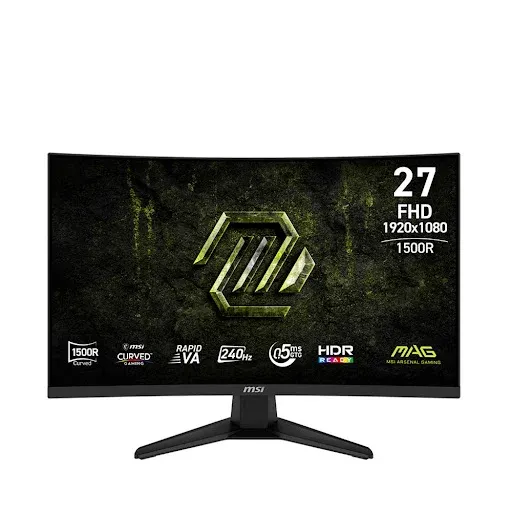 Thiết kế cong của MSI MAG 275CF X24 tối ưu hóa trải nghiệm chơi game